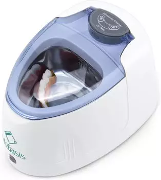 Очиститель зубных протезов Life Basis 200 мл Ультразвуковой очиститель для зубных протезов Стерилизатор зубных щеток Очиститель зубных протезов 42 000 Гц