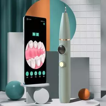 Очиститель зубов 1080P HD WiFi камера Электрический конкремент Для удаления зубов Беспроводная чистка зубов