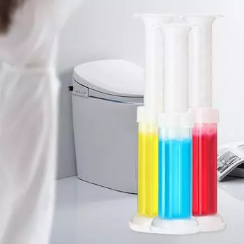 Очистка Автоматическая очистка Отбеливатель для туалета Принадлежности для ванной Туалетный гель Штампы Очиститель для туалета зелёный