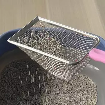 Очистка кошачьего песка для собак Чистка кошачьих фекалий Лопата для кошачьего туалета Инструмент для чистки домашних животных Товары для животных Металлический совок 3.8mm3.8mm