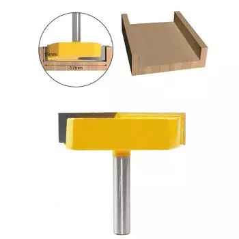 Очистка нижней фрезы с диаметром хвостовика 8 мм для фрезерной фрезы для строгания поверхности A