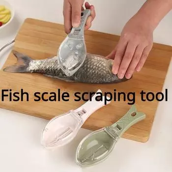 Очистка рыбьей чешуи, артефакт, рыбья чешуя, нож, щетка, бытовая чешуя, очистка рыбьей чешуи, нож для убийства рыбы, не повреждает руки, чтобы убить рыбу one синий