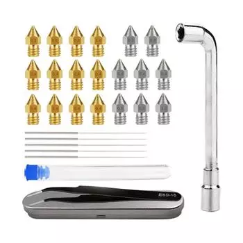 Очистка сопел для набора MK8 3D-принтера Сопла CR-10 Экструдер