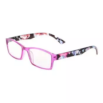 Очки +1.0/+1.5/+2.0/+2.5/+3.0/+3.5/+4.0 Ретро Прямоугольные Очки Для Чтения Унисекс Rein HD Модные Очки Ручной Работы +3.5 синий