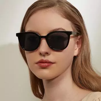 Очки 95124 квадратные черепаховые большая оправа ретро розовые линзы солнцезащитные очки женские солнцезащитные очки мужские