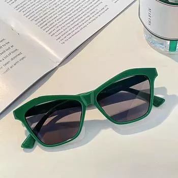 Очки 95148 Специальная оправа Фиолетовый Hawksbill Оправа Солнцезащитные очки Женщины, Летние солнцезащитные очки Мужчины темно-зеленого