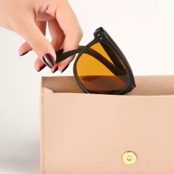 Очки B360 складные круглые большие оправы, солнцезащитные очки с воздушной подушкой для женщин, ретро летние солнцезащитные очки для мужчин