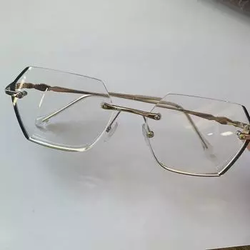 Очки без оправы Anti-Blue с прямой трансляцией, плоские очки с оправой для близорукости, без макияжа, очки для селфи при близорукости для женщин 0 degree anti-blue lens