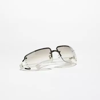 Очки без оправы квадратные металлические солнцезащитные очки мужские Future Wind индивидуальные солнцезащитные очки женские Xiaohongshu