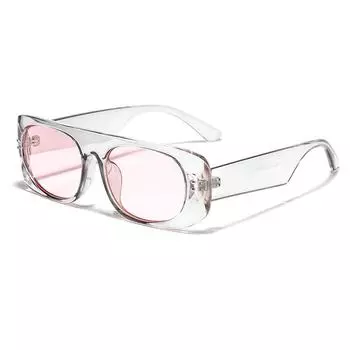 Очки Большие квадратные солнцезащитные очки Мужские футуристические стильные персонализированные солнцезащитные очки Женские