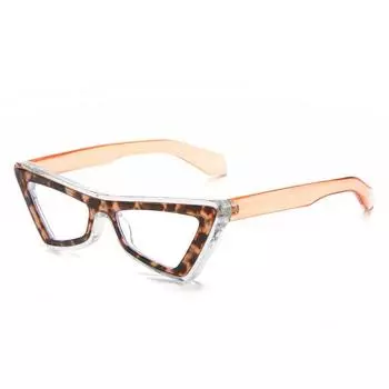 Очки Cat Eye Anti-Blue, персонализированные мужские и женские плоские очки, очки для уличной стрельбы white film (anti-blue light)