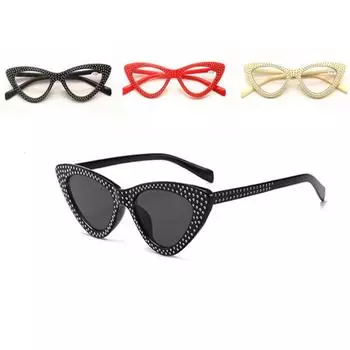 Очки Charm Eyewear Очки для чтения Женские/мужские Ретро Бриллиантовые Легкие Очки Кошачий Глаз Со Стразами Мода +3.0 красный