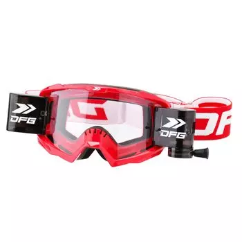 Очки DFG Speed Goggles D4973 модель [Dirt Freak] Roll-off (красный) (Старый номер DG1314-0300) красный