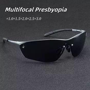 Очки для близи и дали двойного назначения для пресбиопии, противоскользящие, ультралегкие очки для чтения, мультифокальные очки для защиты глаз, очки для дальнего зрения до +3,0 +1.0 серебряный серый
