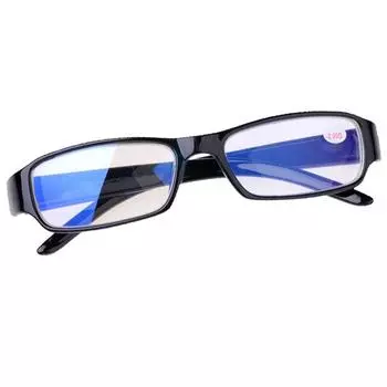 Очки для близорукости в черной оправе -1.5