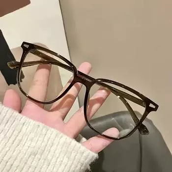 Очки для близорукости, женские простые сверхлегкие универсальные очки, защита оправы от излучения синего света, простые очки Mirror box + cloth