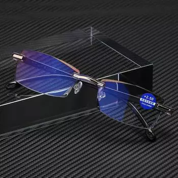 Очки для чтения, антисиняя, голубая пленка, мужские деловые очки для дальнозоркости, очки + 1,0 + 1,5 + 2,0 + 2,5 + 3,0 + 3,5 + 4,0 +4.0