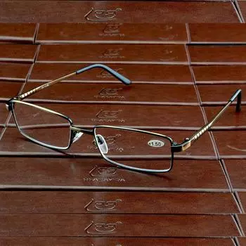 Очки для чтения Clara Vida из алюминиево-магниевого сплава с полной оправой, коричневые, прямоугольные +1 +1,5 +2 +2,5 +3 +3,5 +4 +0.75 коричневый