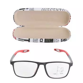 Очки для чтения для пожилых людей, блокирующие синий свет, противоскользящие, многофокусные, легкие, пресбиопические очки 150