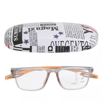 Очки для чтения для пожилых людей, блокирующие синий свет, противоскользящие, многофокусные, легкие, пресбиопические очки