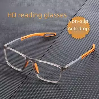 Очки для чтения HD Anti-Blue Light TR: Стильные, сверхлегкие, нескользящие, для мужчин и женщин среднего и пожилого возраста. 100 degrees