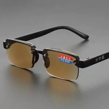 Очки для чтения HD, очки для пресбиопии, модные очки от +1,0 до +4,0, ретро-очки Strength 1