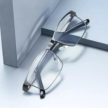 Очки для чтения из нержавеющей стали для чтения, оптические очки для пресбиопии 1
