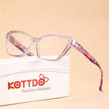 Очки для чтения «кошачий глаз», очки для борьбы с пресбиопией и защитой от синего света, роскошный дизайн, очки для чтения и дальнозоркости с помощью компьютера +1,0 +1,5 +2,0 +2,5 +3,0 +3,5 +4,0 +4.0 фиолетовый