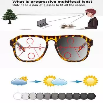 Очки для чтения Leopard Pilot Round Pilot Oversized Vintage Delicate Hinges фотохромные прогрессивные мультифокальные очки для чтения +0,75 до +4 +0.75 коричневый