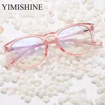 Очки для чтения модных анти-синих лучей для дальнозорких женщин 0,00 ~ +6,00 0.00