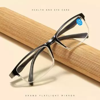 Очки для чтения мужские квадратные анти-синий свет пресбиопия очки женские дальнозоркость компьютерные очки чтение+1.0 +1.5 +2.0 +4.0 коричневый