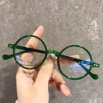 Очки для чтения, очки для пресбиопии, очки с защитой от УФ-синих лучей, круглая оправа для ухода за зрением 1