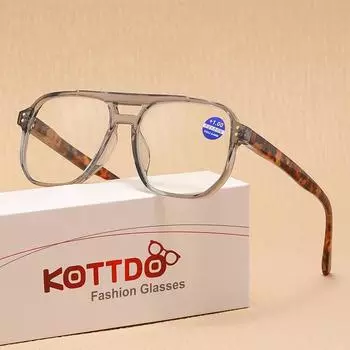 Очки для чтения с увеличенной оправой для мужчин и женщин, пресбиопия, защита от синего света, дальнозоркость, компьютерные очки для чтения +1,5 +2,0 +2,5 +1.0 белый