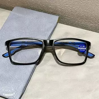 Очки для чтения с защитой от синего луча для женщин и мужчин, сверхлегкие очки с защитой от синего света, очки для дальнозоркости, очки для чтения + 1,5 2,5 3,5 100