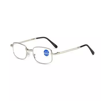 Очки для чтения с защитой от синего света, мужские и женские модные складные оптические очки для пресбиопии от + 1,0 до + 4,0 400