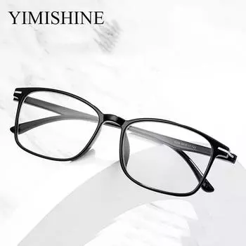 Очки для чтения с защитой от синего излучения Очки для дальнозоркости Унисекс +0.50 чёрный