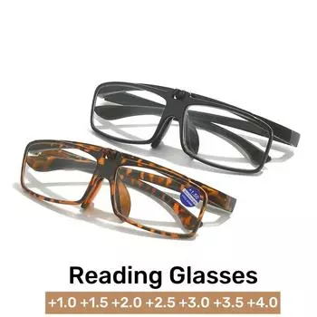 Очки для чтения с защитой от синего света для мужчин и женщин, унисекс, очки для пресбиопии, ретро-оконченные очки для коррекции дальнозоркости +1.0