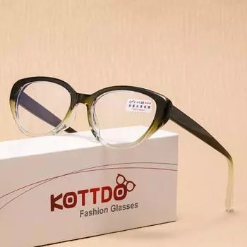 Очки для чтения с защитой от синего света для женщин, дальнозоркость, очки «кошачий глаз», очки для чтения при пресбиопии +1,0 +2,5 +3,0 +4.0 коричневый