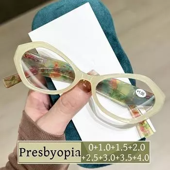 Очки для чтения с защитой от синего света, пресбиопия, винтажные женские и мужские очки с прозрачными линзами для дальнозоркости, готовые очки Plus+1,0+1,5+2,5 +1.0 красный