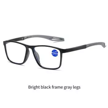 Очки для чтения с защитой от синего света, сверхлегкие TR90, спортивные очки для пресбиопии, женские и мужские оптические очки для дальнего видения, диоптрии до +4,0 150