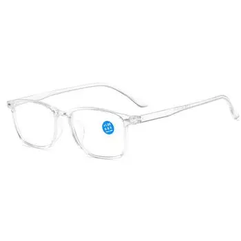 Очки для чтения с защитой от синего света, диоптрии + 1,0 + 1,5 + 2,0 + 2,5 + 3,0 + 3,5 TR90, оправа для очков для дальнозоркости для женщин и мужчин, унисекс +350 чёрный