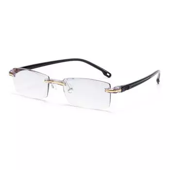 Очки для чтения thinkfly, мужские очки с защитой от синих лучей, очки для пресбиопии, женские винтажные очки без оправы, диоптрии + 1,0 1,5 2,0 2,5 3,0 3,5 4,0 100