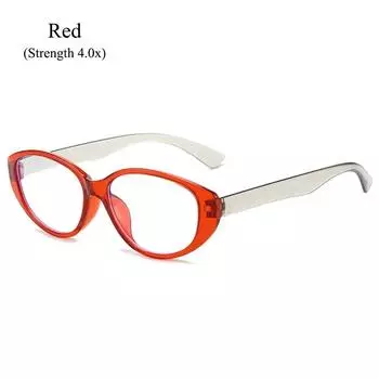 Очки для чтения унисекс для женщин и мужчин в овальной оправе, очки для чтения с защитой от синего света, очки для чтения с блокировкой синего света, антибликовые очки +1 +4 Strength 3.5x