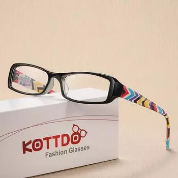 Очки для чтения в маленькой оправе для женщин, очки для пресбиопии с узором на ноге, очки для чтения с высоким разрешением, устойчивые к усталости, для мужчин +1,5 +2,0 +2,5 +1.0 чёрный