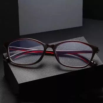 Очки для чтения, женские очки для чтения с антисиним светом, черная оправа из поликарбоната, очки для пресбиопии Strength 1