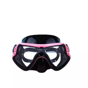 Очки для дайвинга с большой оправой, силиконовая маска, полностью сухая маска для подводного плавания, взрослые и детские очки для дайвинга белый