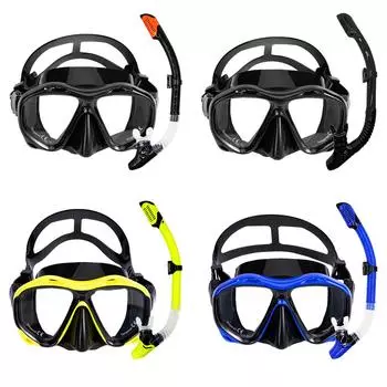 Очки для дайвинга с камерой унисекс, безопасные очки для дайвинга для взрослых, противотуманные, регулируемый ремешок, мягкий силикон, устойчивый к ультрафиолетовому излучению, снаряжение для дайвинга Yellow