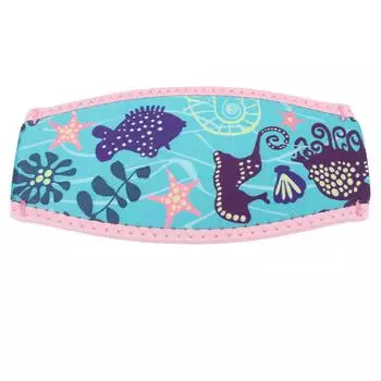 Очки для дайвинга с защитой для волос на зеленом фоне из неопрена и резины, 2 слоя, водонепроницаемые для дайвинга