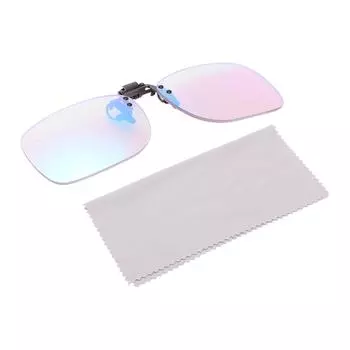 Очки для дальтоников с клипсой красного и зеленого цвета, противоскользящие, универсальные корректирующие очки для искусства