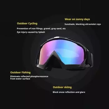 Очки для езды на велосипеде с прозрачными линзами, ветрозащитными, песчаными, легкими, для мужчин и женщин, для бега, езды на мотоцикле, для езды на велосипеде, спортивные очки чёрный
